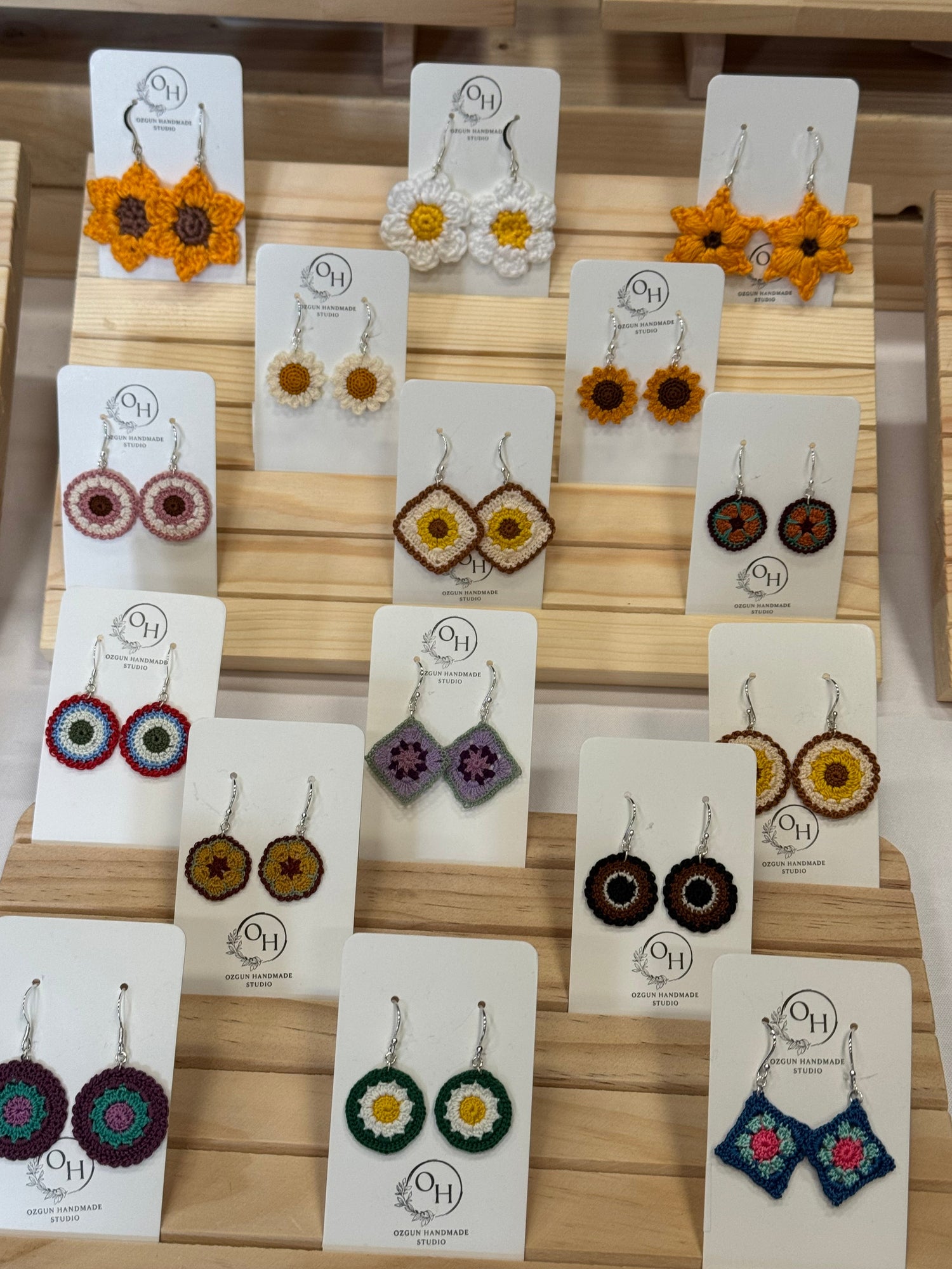 Micro Crochet Earrings