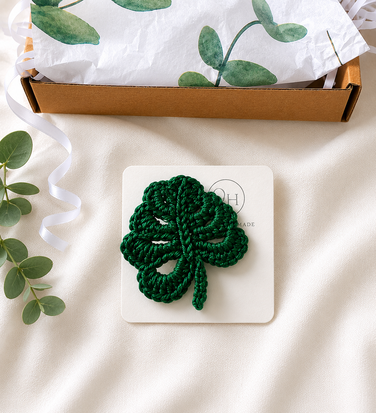 Crochet Monstera Leaf Bookmark – Handmade Botanical Gift