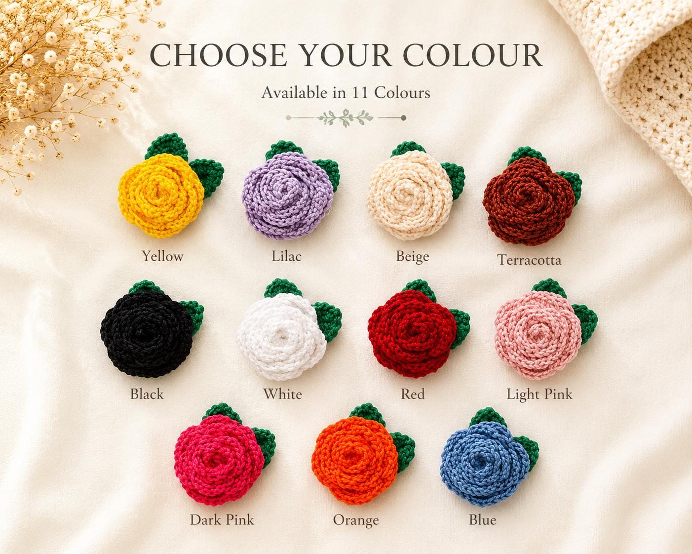 Crochet Rose Bookmark, Flower Bookmark Gift, Handmade Floral Page Marker __etsy:8081267704