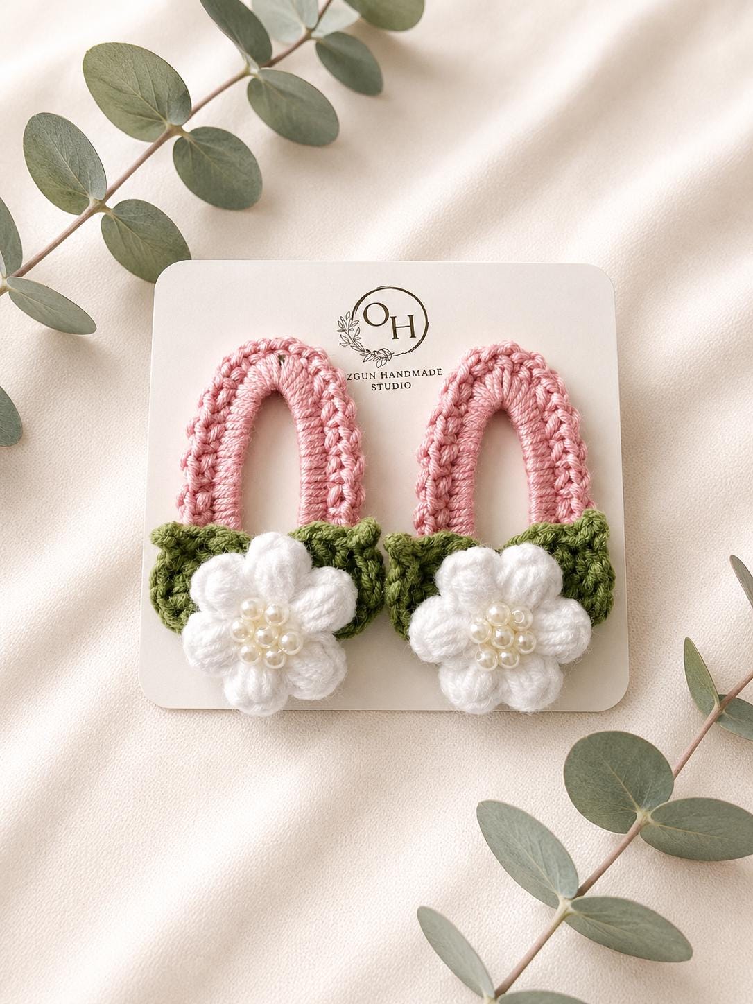 Handmade Crochet Flower Hair Clip – Choose Your Favorite Color __etsy:8097926098