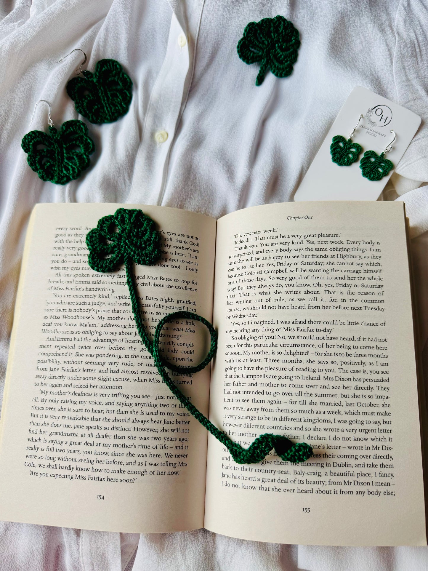 Micro Crochet Monstera Leaf Earrings